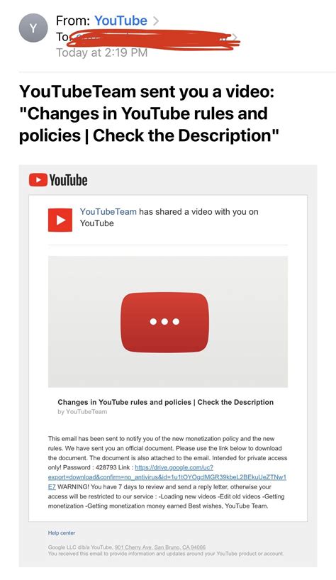 what is youtube phishing.